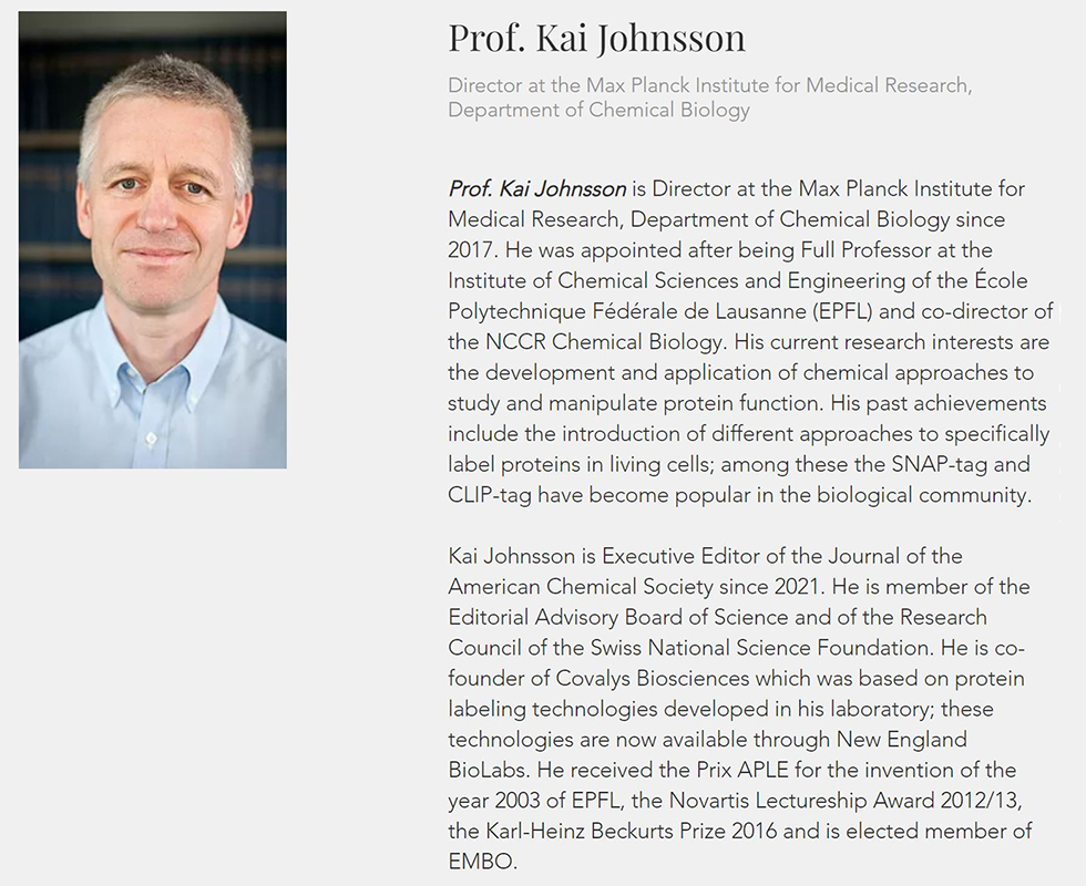 Prof. Kai Johnsson